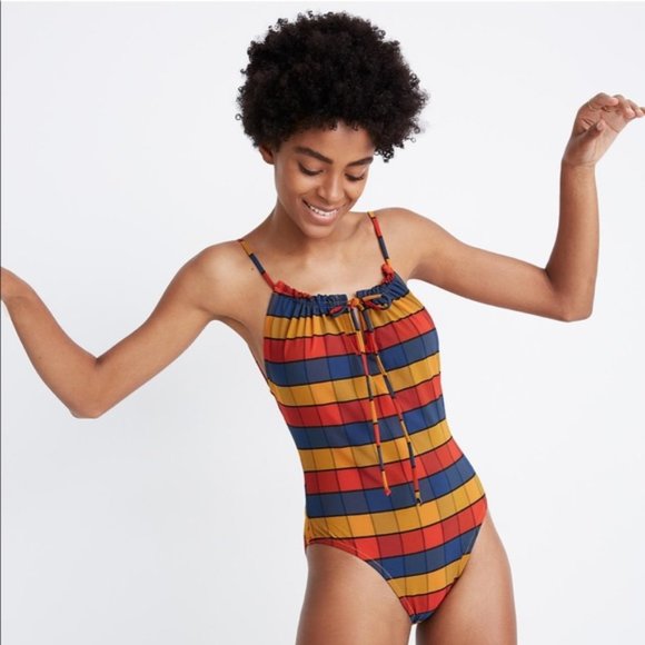Madewell Other - NWT Madewell Second Wave Ruffled One Piece Swim